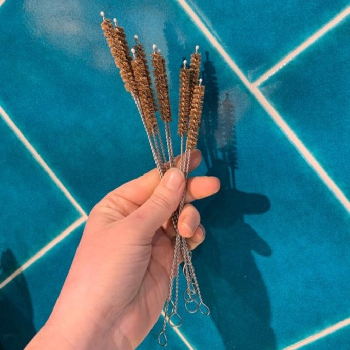 Coconut Fiber Straw Cleaning Brush