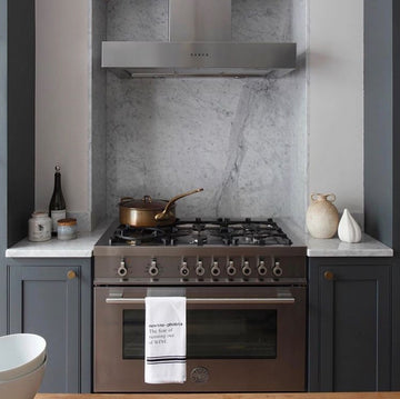 modern bertazzoni oven in a kitchen