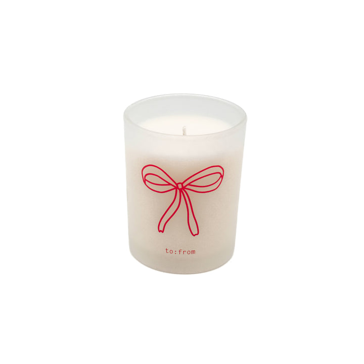 Bow: Peach & Rosemary Candle