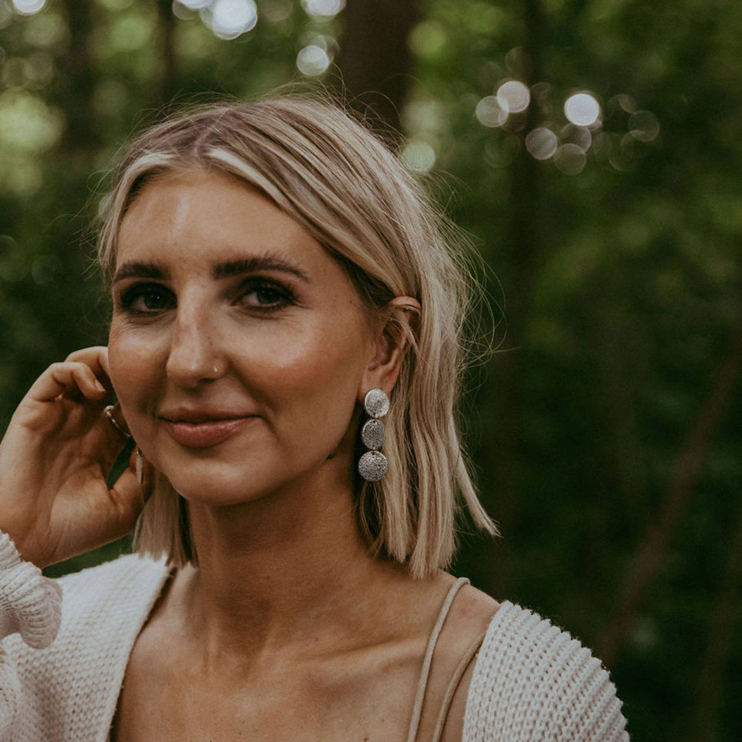 Steren Statement Earrings in Gold