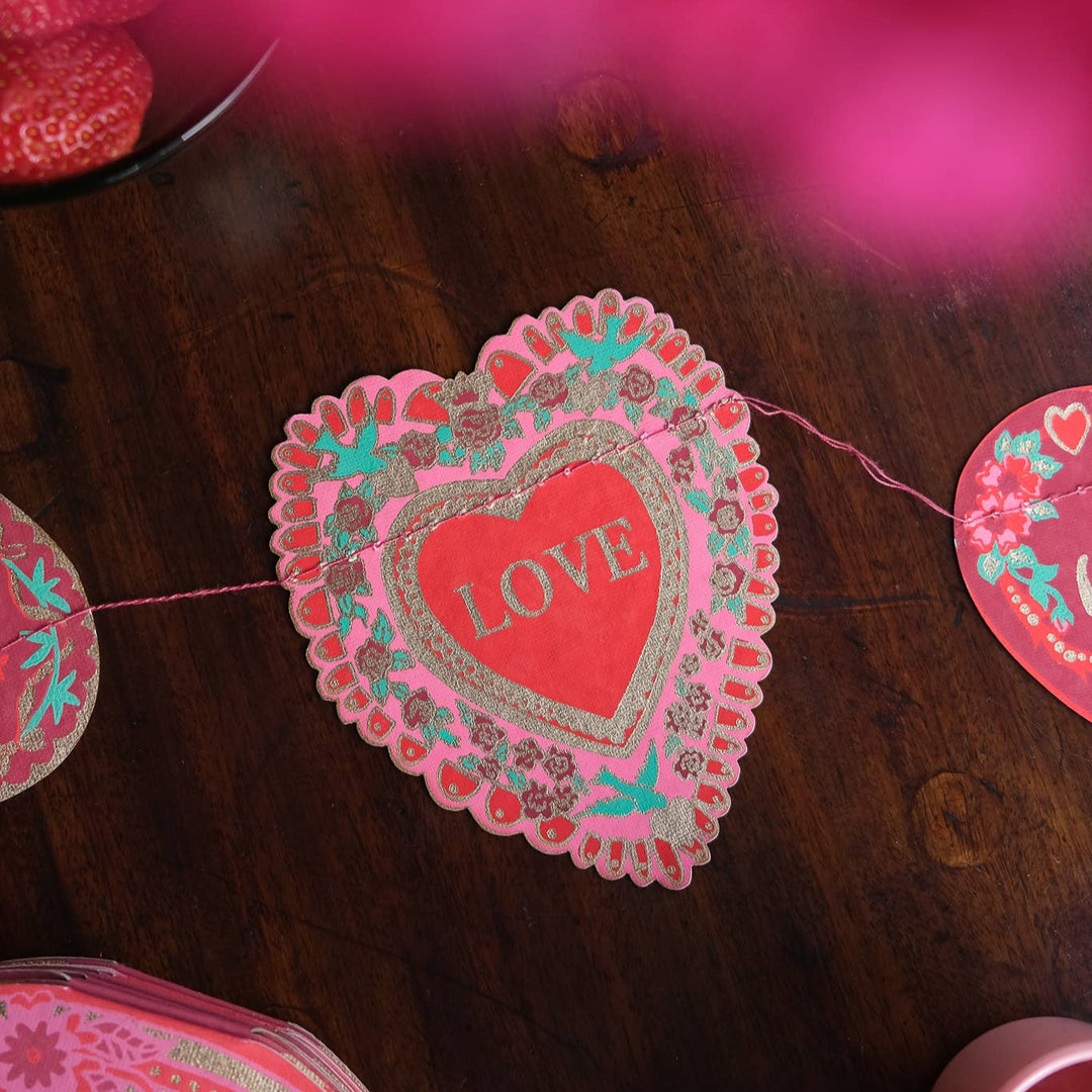 Valentine's Sewn Garland