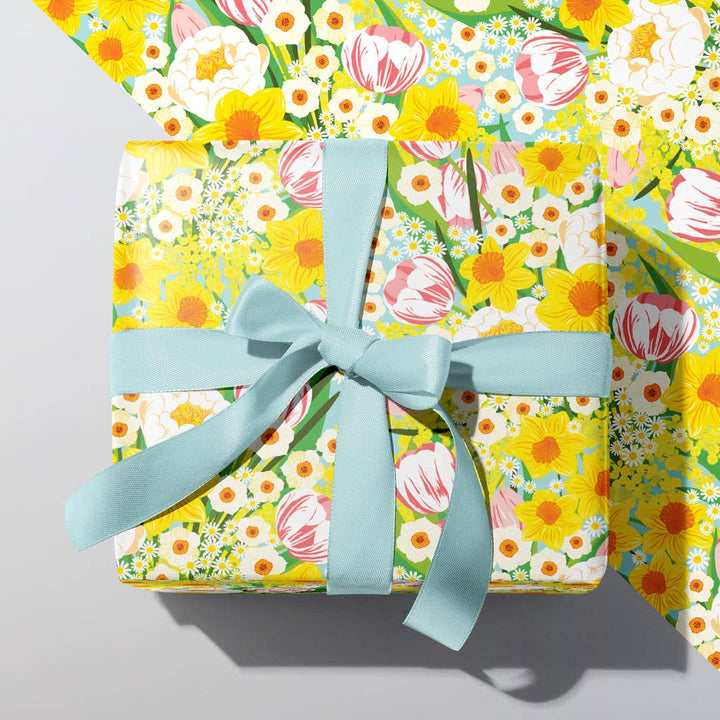 Spring Bouquet Gift Wrap