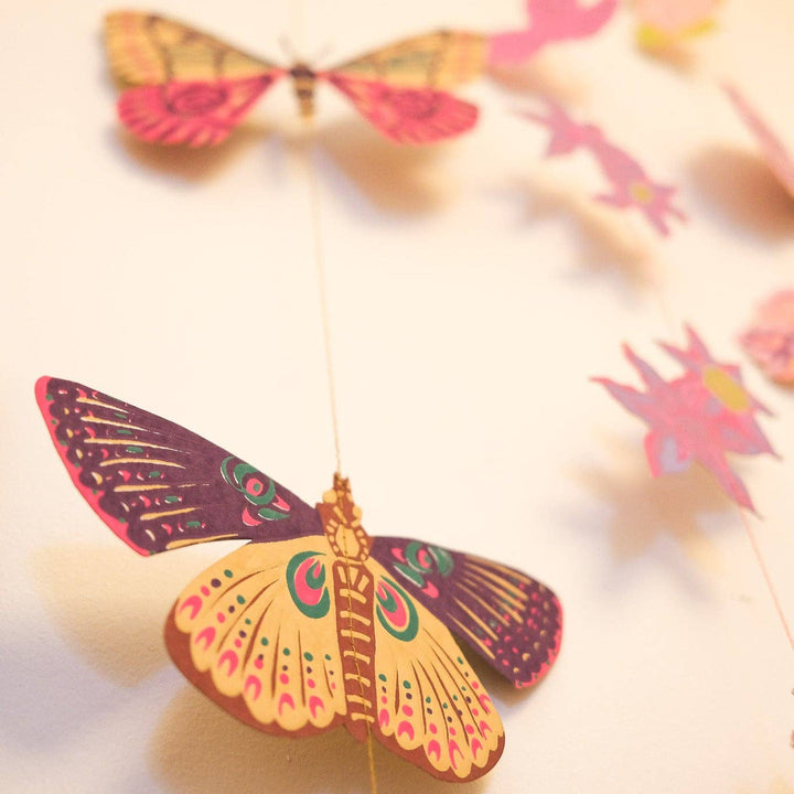 Butterfly Vertical Wall Garland