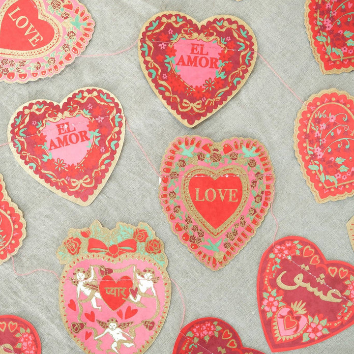 Valentine's Sewn Garland