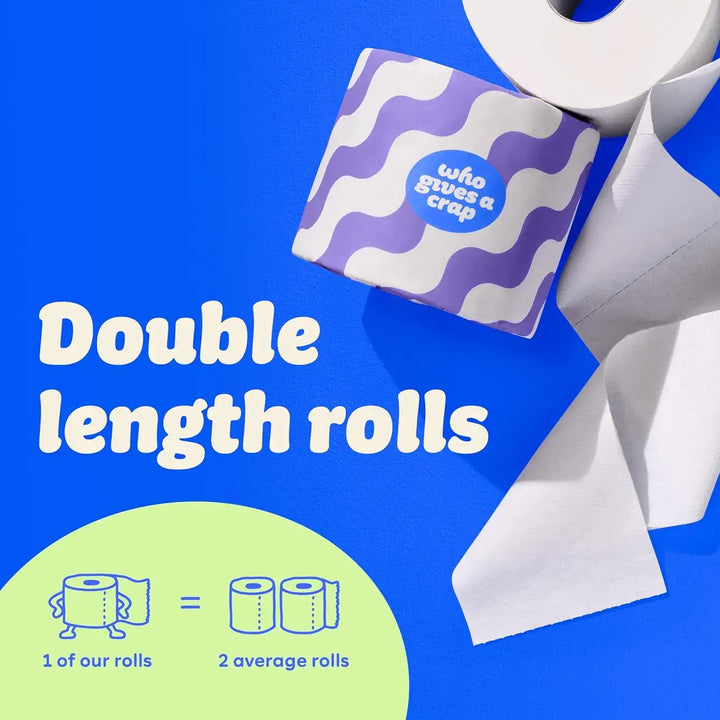 Classic Soft Double Length Toilet Roll (Single Roll)