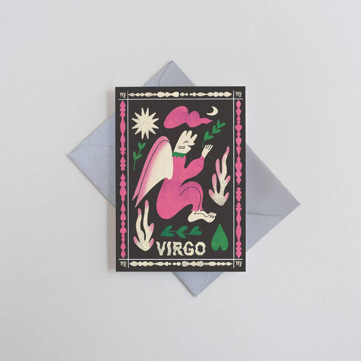 Virgo Mini Greetings Card