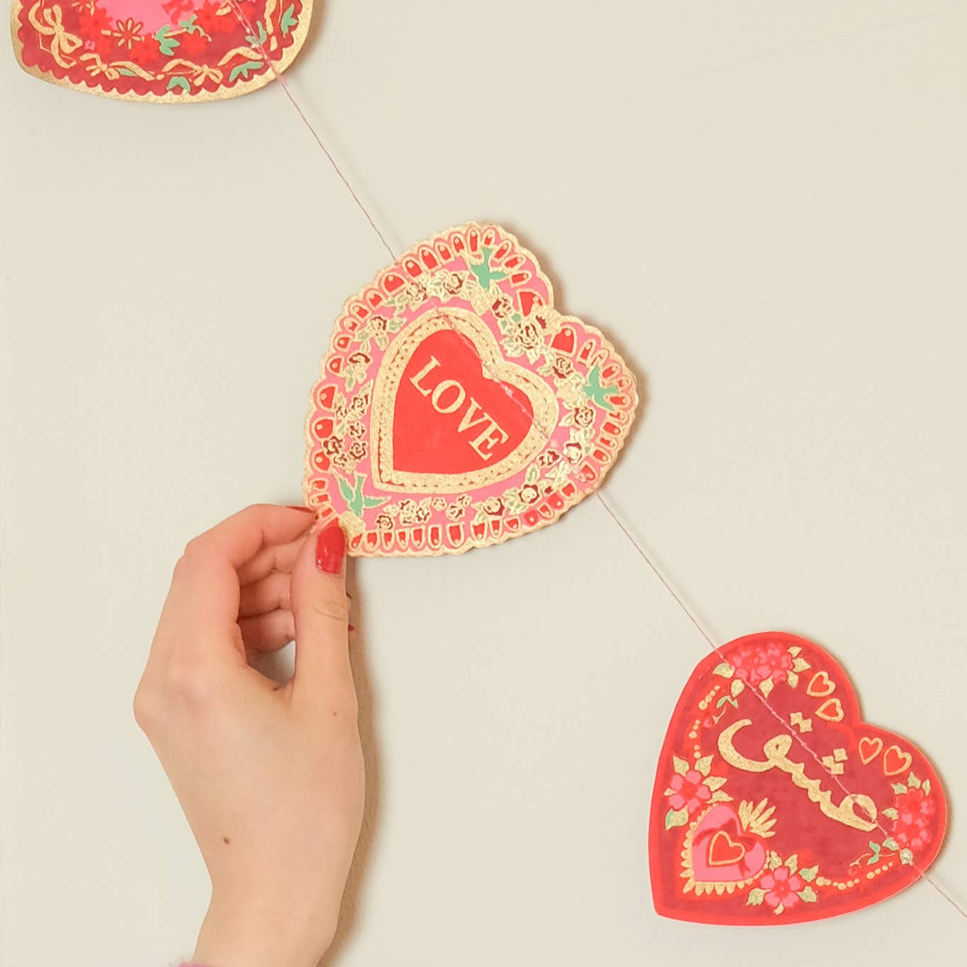 Valentine's Sewn Garland