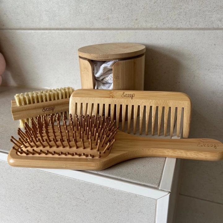 Bamboo Paddle Hair Brush