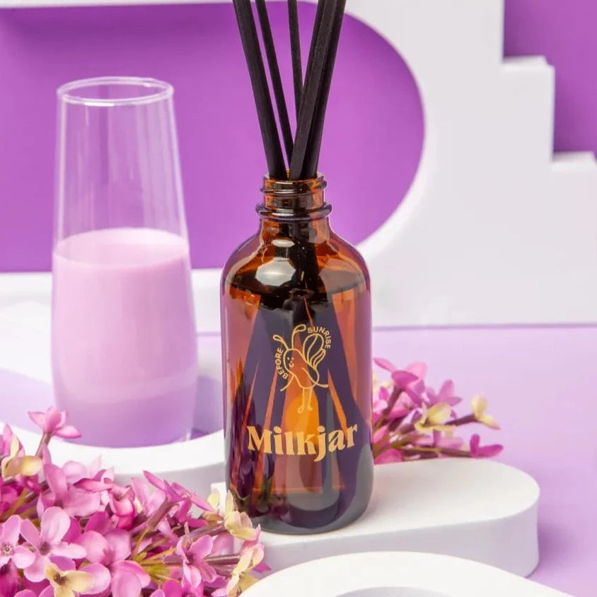 Milk Jar Candle Co Before Sunrise - Milk & Honey 4oz Reed Diffuser