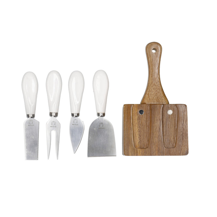 Artesá Cheese Knife Set with Block