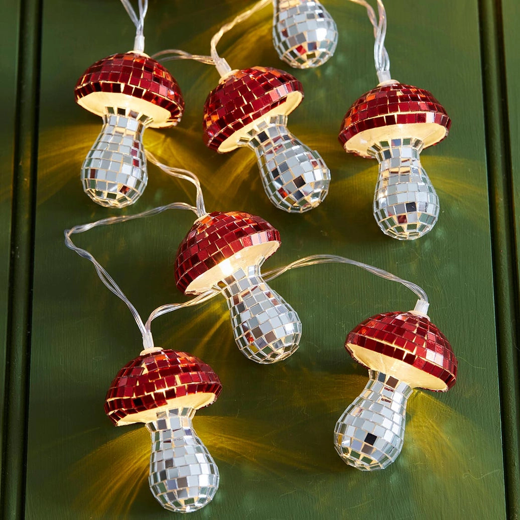 Disco Mushroom LED String Lights