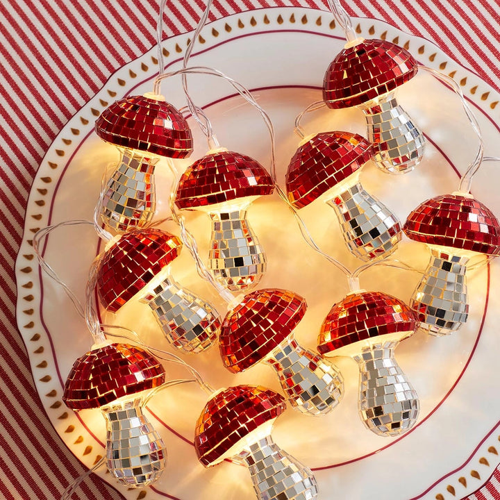 Disco Mushroom LED String Lights