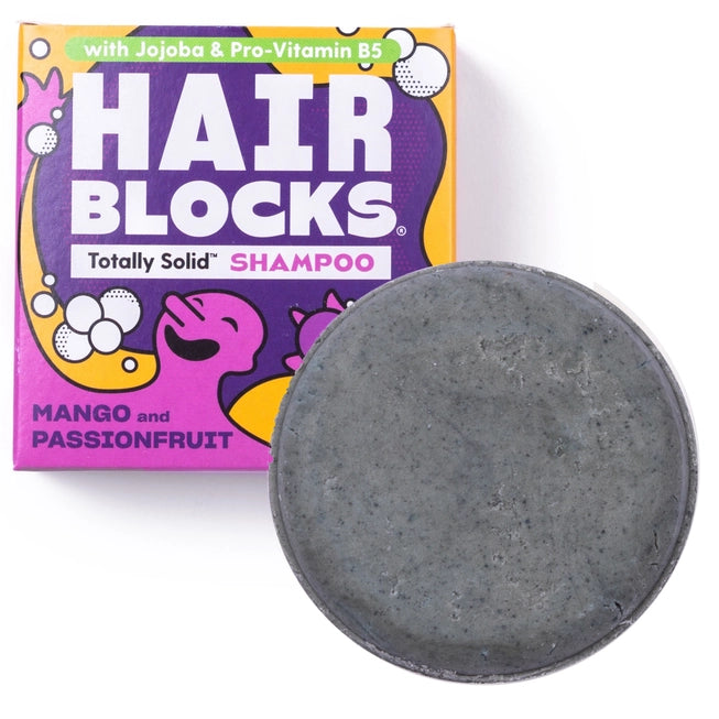 Hair Blocks Solid Shampoo: Mango & Passionfruit