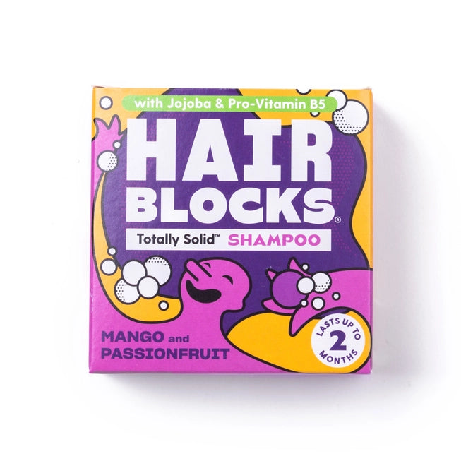 Hair Blocks Solid Shampoo: Mango & Passionfruit