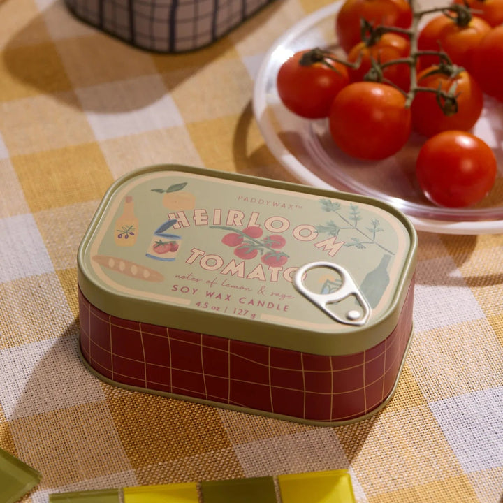 Heirloom Tomato Travel Candle Tin