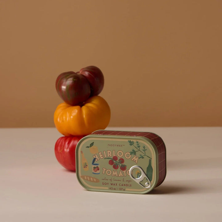 Heirloom Tomato Travel Candle Tin