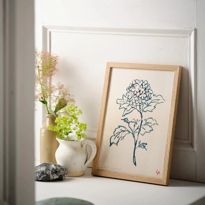 Hydrangea Art Print