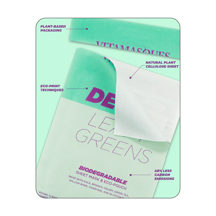 Probiotic Biodegradable Face Sheet Masks