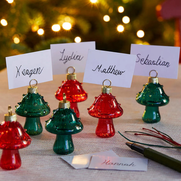 Mushroom Place Card Holders - 6 Pack