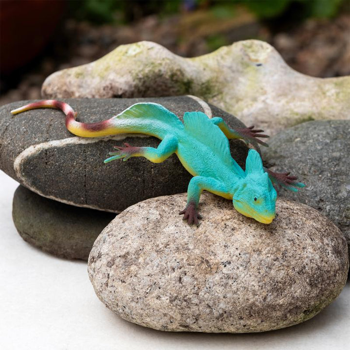 Realistic Crown Lizard Toy