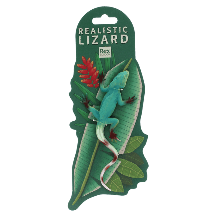 Realistic Crown Lizard Toy