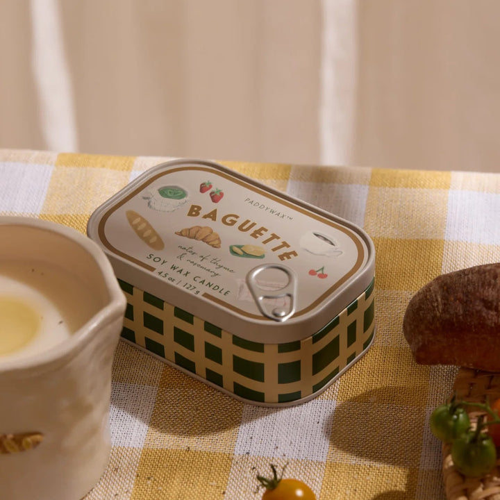 Baguette Travel Candle Tin