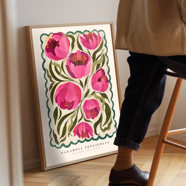 Peony Art Print A3