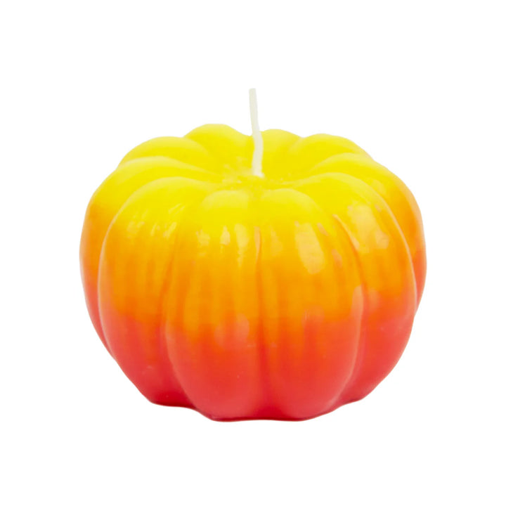 Yellow Ombre Pumpkin Candle