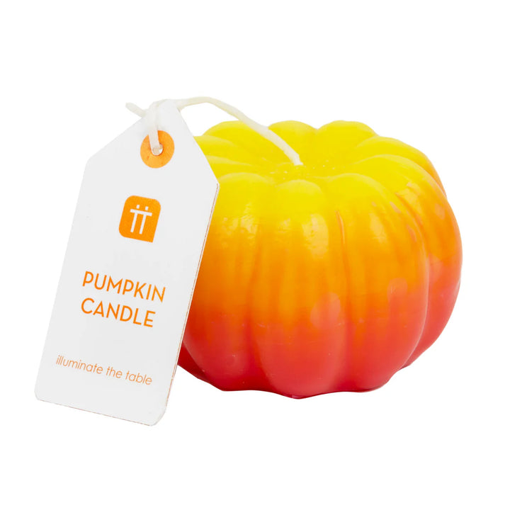 Yellow Ombre Pumpkin Candle