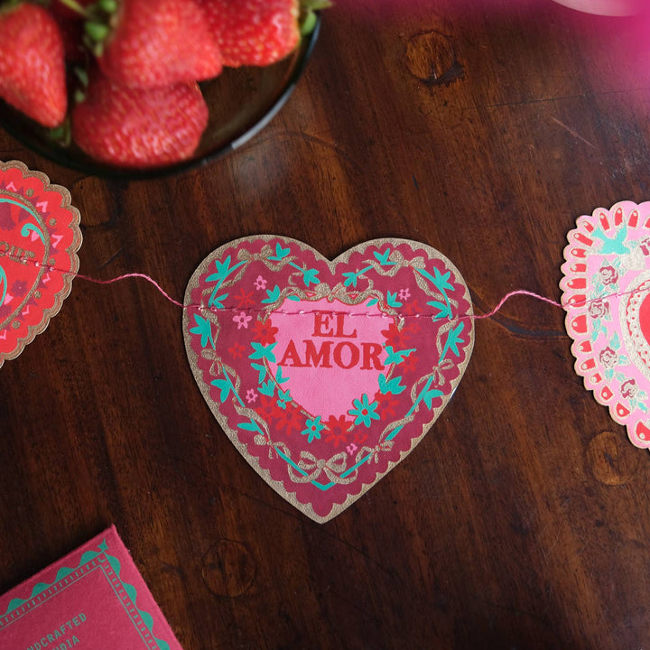 Valentine's Sewn Garland