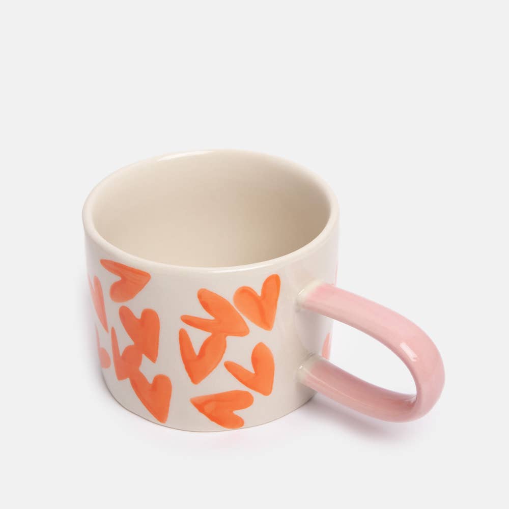 Hearts Ceramic Mug