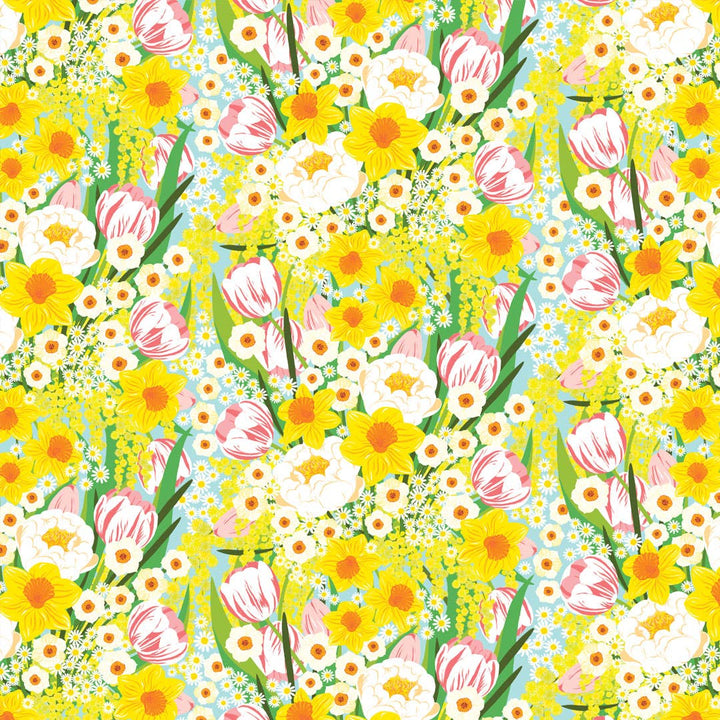 Spring Bouquet Gift Wrap