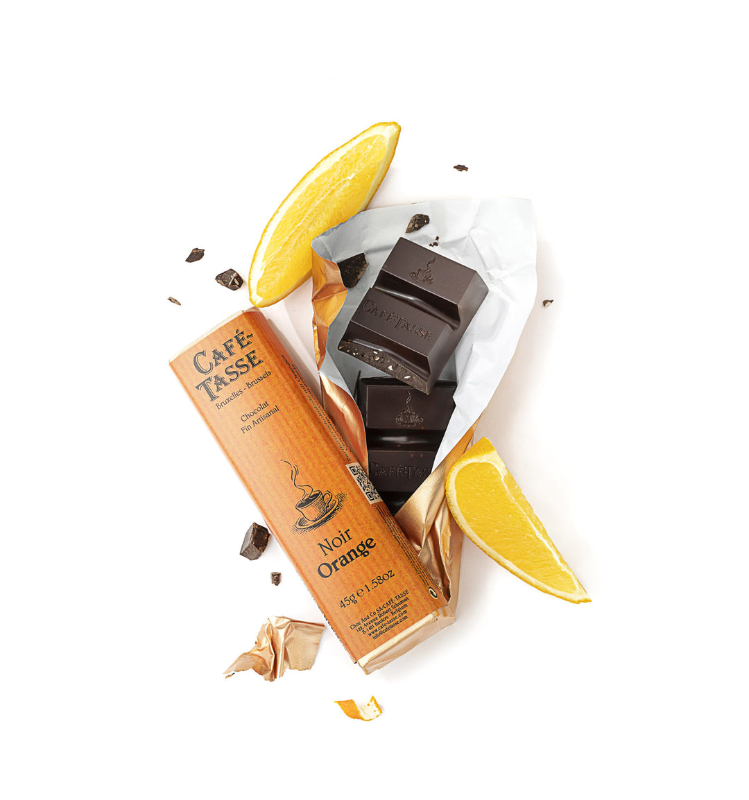 Dark Chocolate Bar with Orange Peel