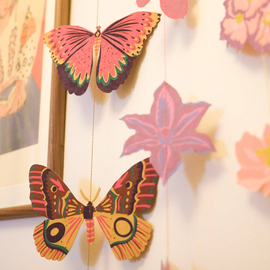 Butterfly Vertical Wall Garland