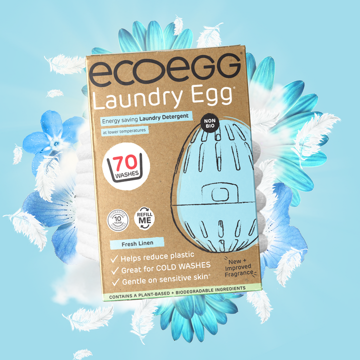 EcoEgg Laundry Wash in Fresh Linen