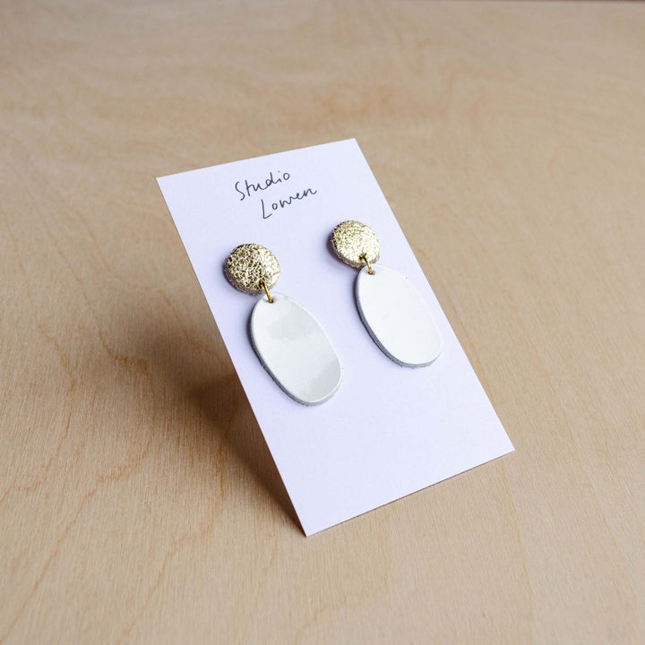 Maia Drop Earrings in Pearl Mix