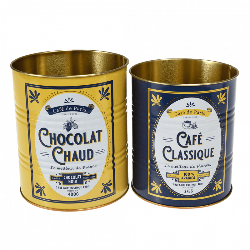 Café De Paris Storage Tins (Set of 2)