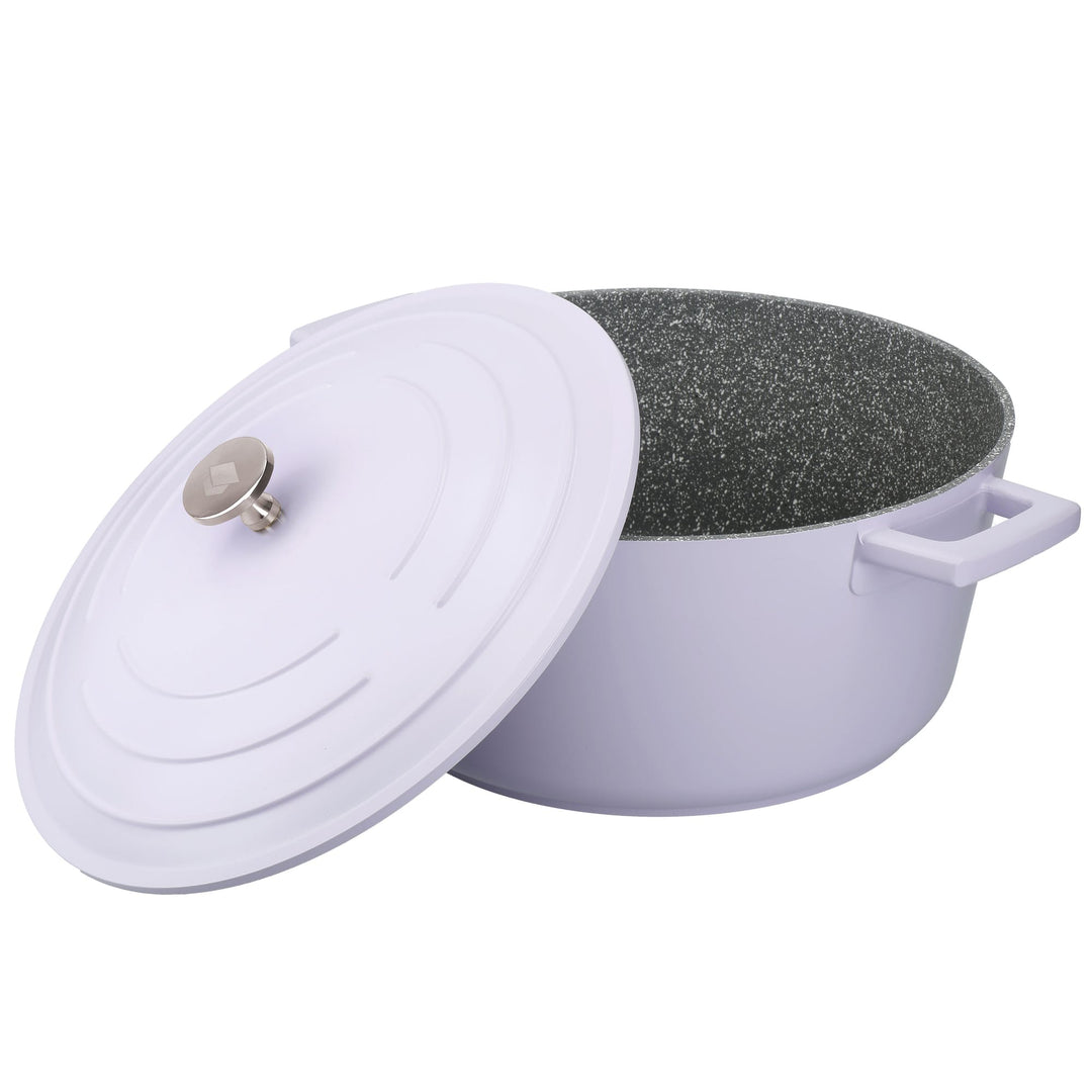 Cast Aluminium Lavender Casserole Dish | 5L Capacity