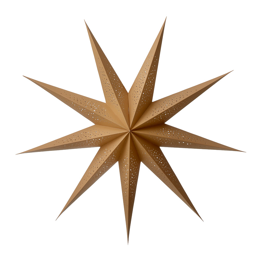 Paper Star Decoration - Milky way Ochre 80 cm