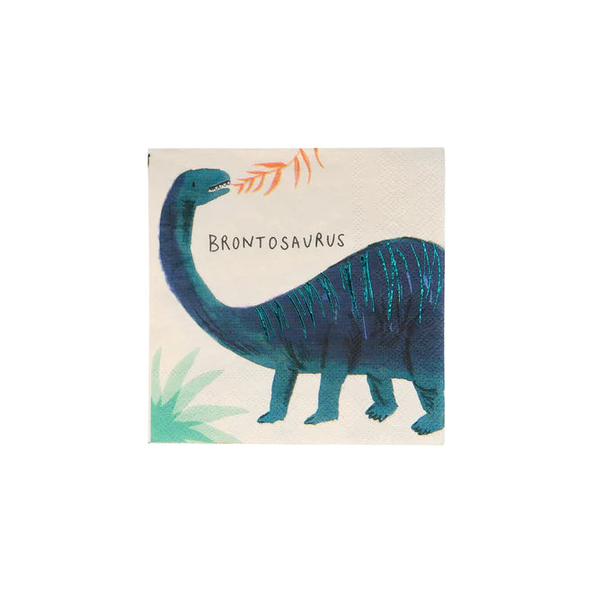 Dinosaur Kingdom Small Paper Napkins 16 Pack